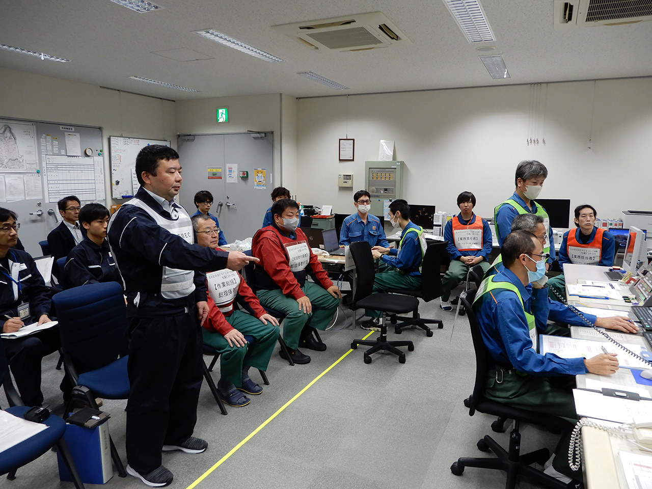 七尾国家石油ガス備蓄基地にて、国家備蓄石油ガス放出訓練を行いました。